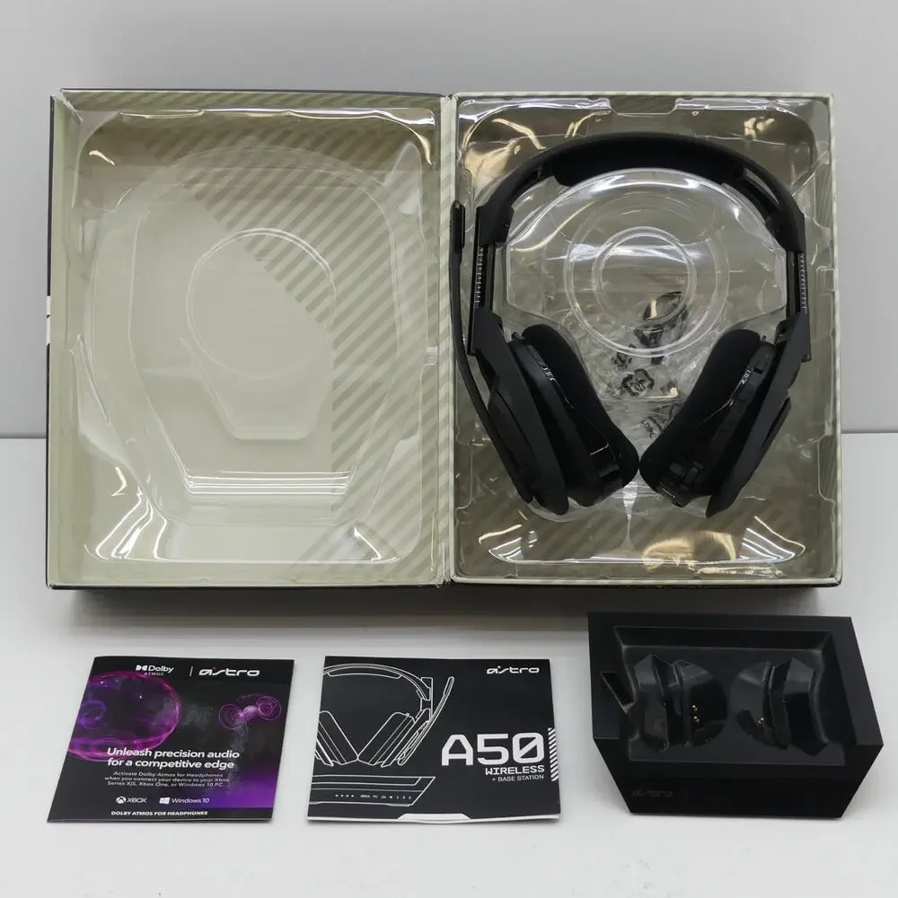 Astro A50 Wireless Gaming Headset + Base Station Gen 4 for Xbox PC Black w/ Box